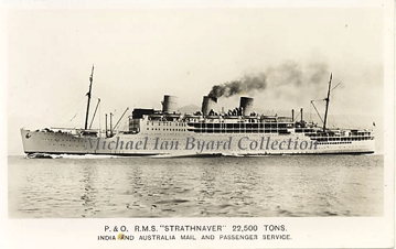 Pre-war photo postcard of Strathnaver